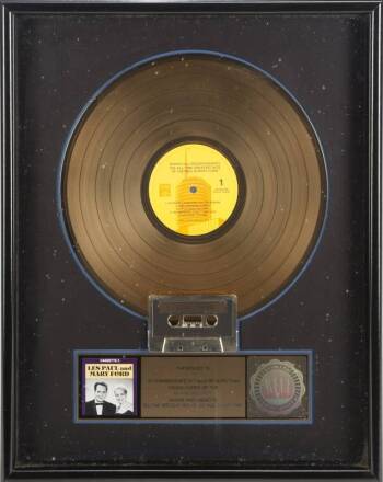 LES PAUL RIAA RECORD AWARD