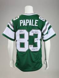 MARK WAHLBERG AND VINCE PAPALE SIGNED JERSEY