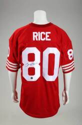 JERRY RICE SIGNED SAN FRANCISCO 49ers JERSEY - 5