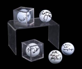 MASTERS CHAMPIONS SIGNED GOLF BALLS