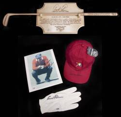 ARNOLD PALMER SIGNED GROUP WITH DISPLAY PUTTER