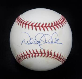 DEREK JETER SIGNED BASEBALL