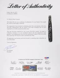 SAMMY SOSA SIGNED AND INSCRIBED BAT AND BASEBALL - 5