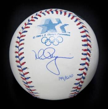 MARK McGWIRE SIGNED 1984 OLYMPICS BASEBALL