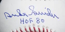 BASEBALL HALL OF FAME INDUCTEES SIGNED BASEBALLS - 8