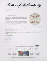 BASEBALL HALL OF FAME INDUCTEES SIGNED BASEBALLS - 12