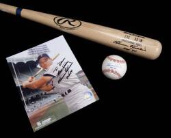 HARMON KILLEBREW SIGNED BAT, BALL AND PHOTOGRAPH