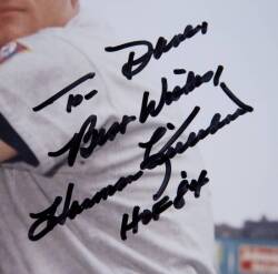 HARMON KILLEBREW SIGNED BAT, BALL AND PHOTOGRAPH - 3